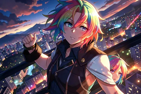 AI generated anime characters example