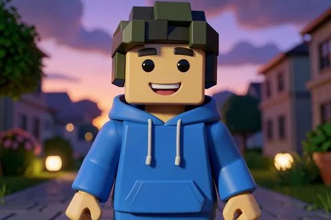 AI generated blocky game avatars example