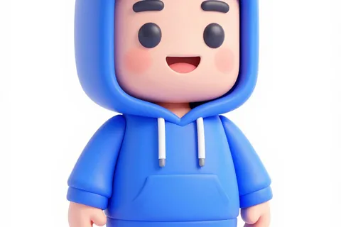 AI generated blocky game avatars example