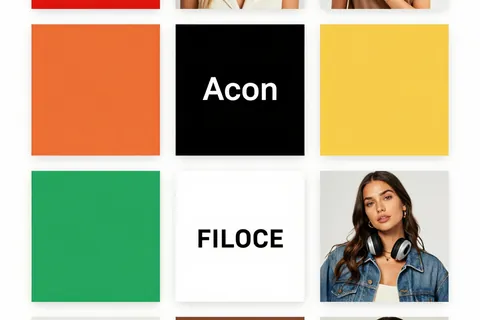 AI generated brand moodboards example