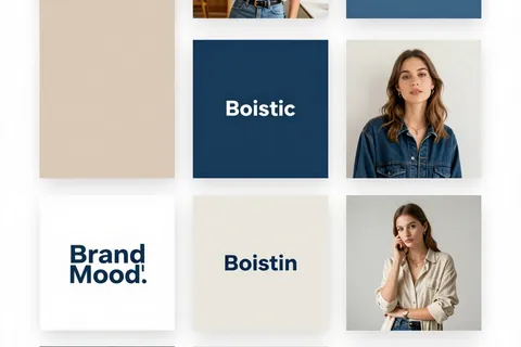 AI generated brand moodboards example
