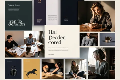 AI generated brand moodboards example