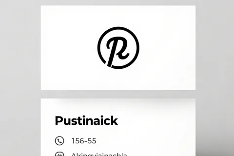 AI generated business cards example