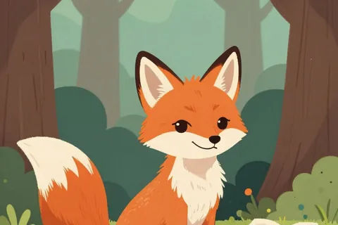 AI generated children’s book art example
