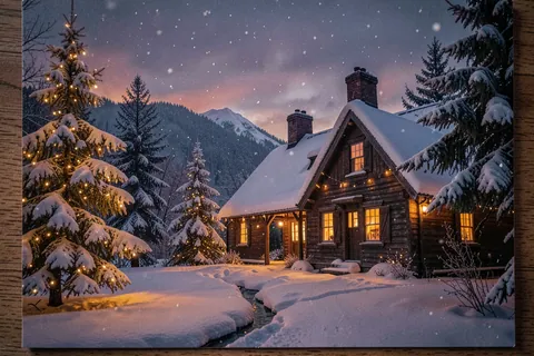 AI generated christmas cards example