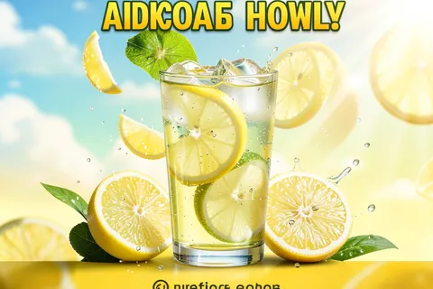 AI generated drink posters example