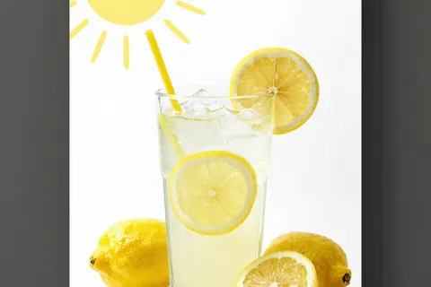 AI generated drink posters example