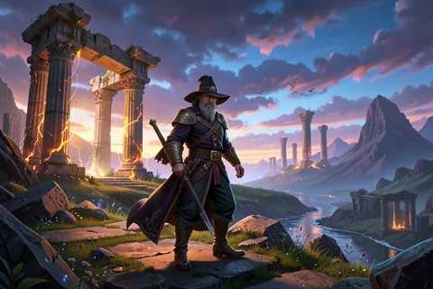 AI generated fantasy rpg art example