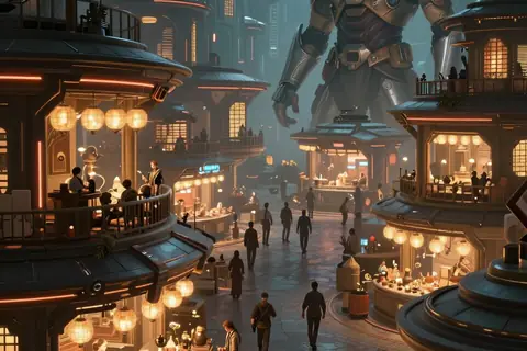 AI generated game concept art example