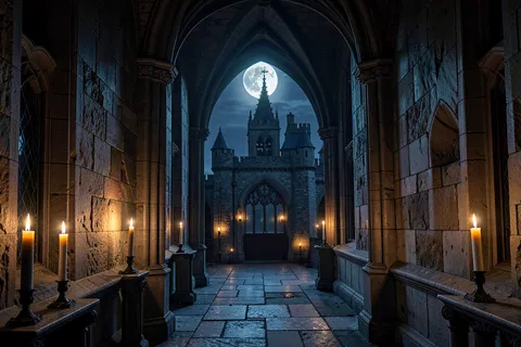 AI generated gothic art example