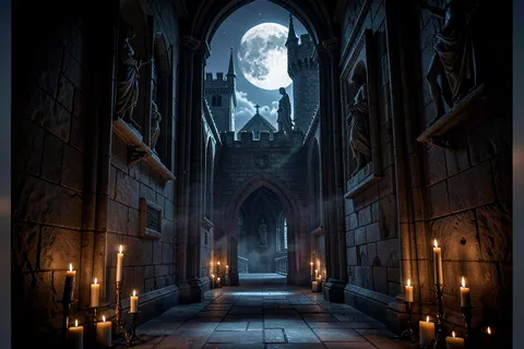 AI generated gothic art example