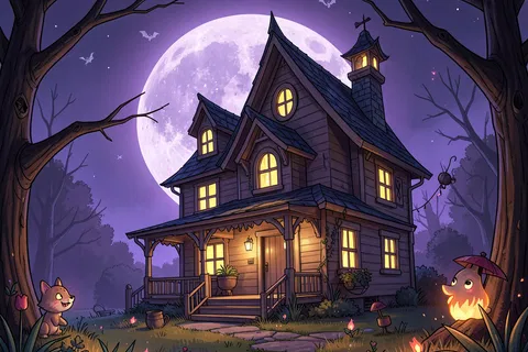 AI generated halloween art example