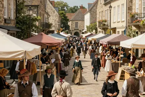 AI generated history scenes example