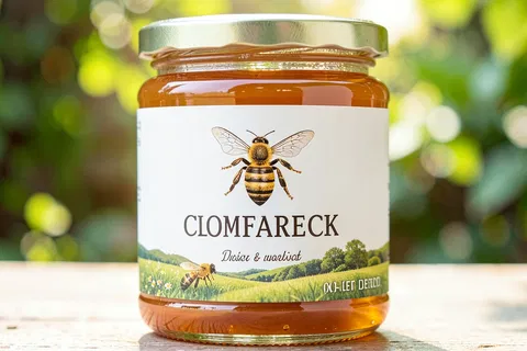 AI generated label designs example