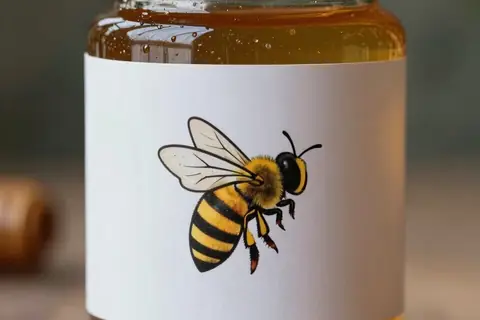 AI generated label designs example