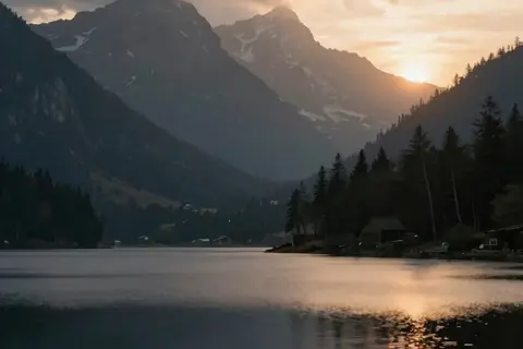 AI generated landscape art example