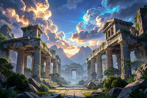 AI generated mythology art example
