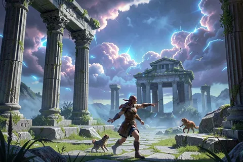AI generated mythology art example