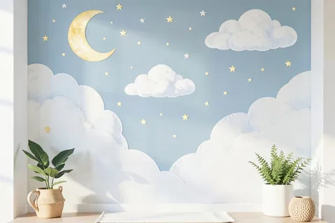 AI generated nursery art example