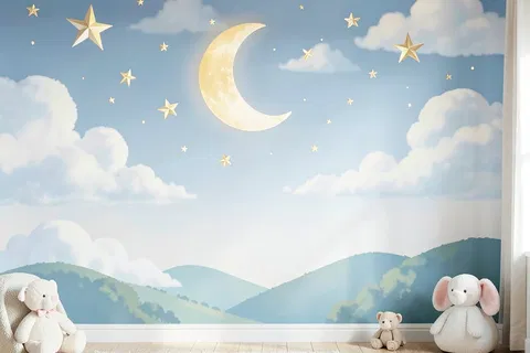 AI generated nursery art example