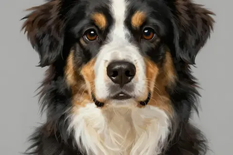 AI generated pet portraits example