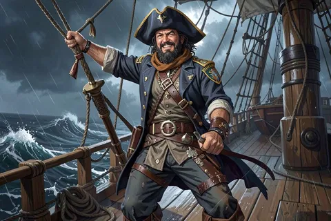 AI generated pirate characters example