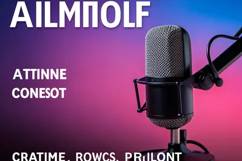 AI generated podcast covers example