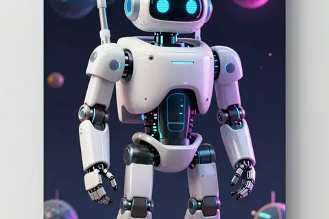 AI generated sci-fi art example
