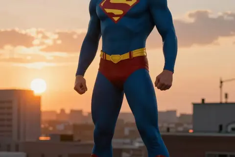 AI generated superhero characters example
