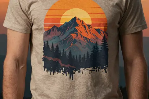 AI generated t-shirt designs example