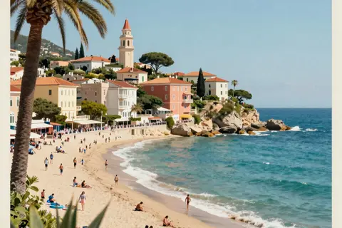AI generated travel posters example