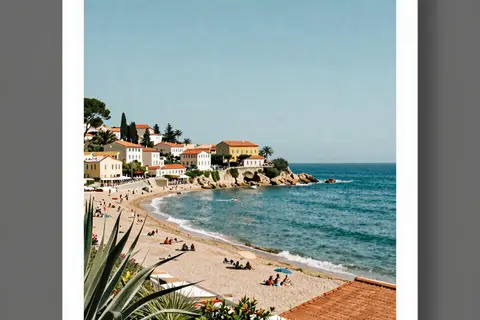AI generated travel posters example