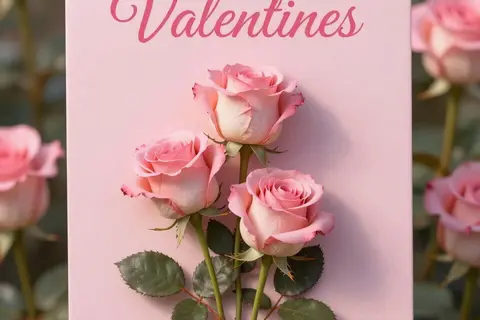 AI generated valentine cards example