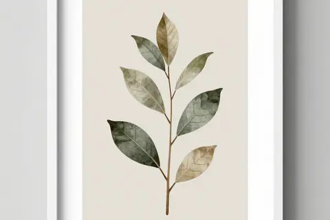 AI generated wall art example