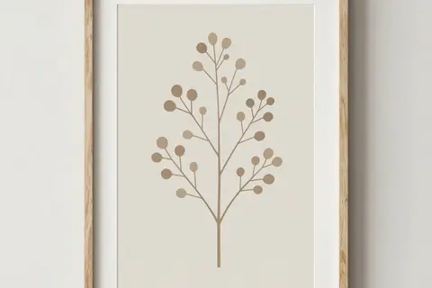 AI generated wall art example
