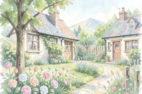 AI generated watercolour art example