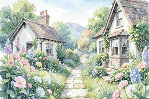 AI generated watercolour art example