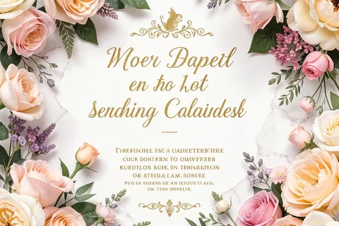 AI generated wedding invites example