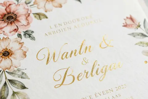 AI generated wedding invites example